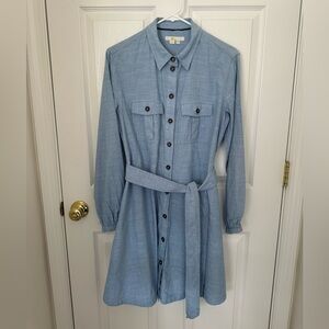 Boden Linen Shirtdress
